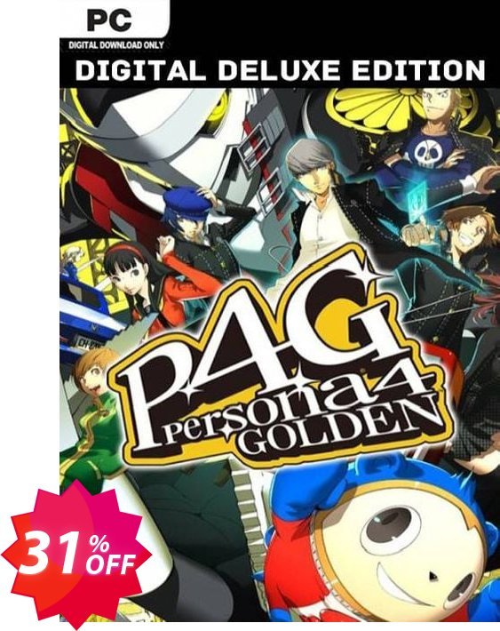 Persona 4 - Golden Deluxe PC, WW  Coupon code 31% discount 