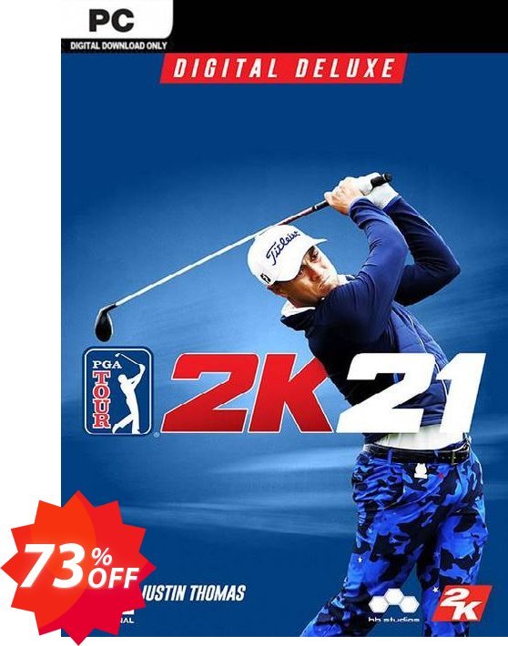 PGA Tour 2K21 Deluxe Edition PC, EU  Coupon code 73% discount 