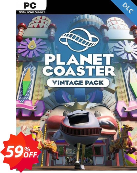 Planet Coaster PC - Vintage Pack DLC Coupon code 59% discount 