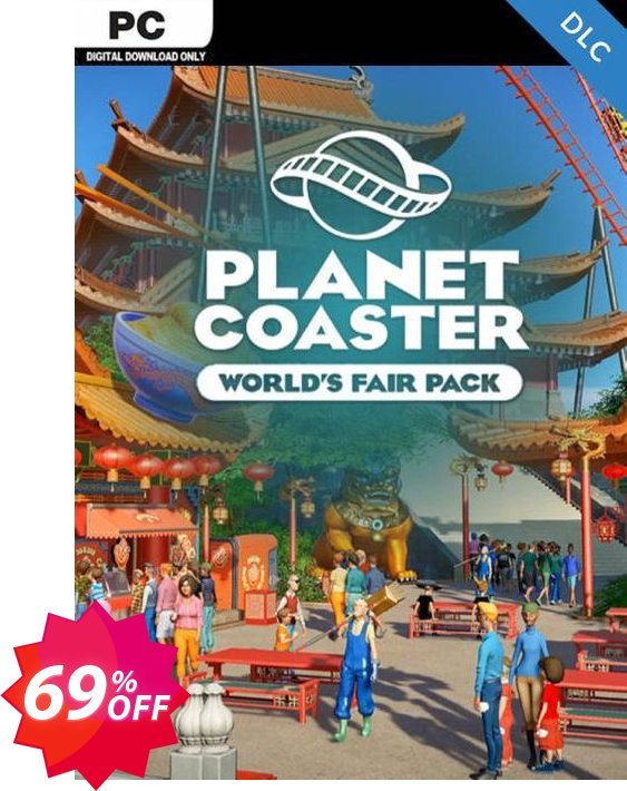 Planet Coaster PC - World's Fair Pack DLC Coupon code 69% discount 
