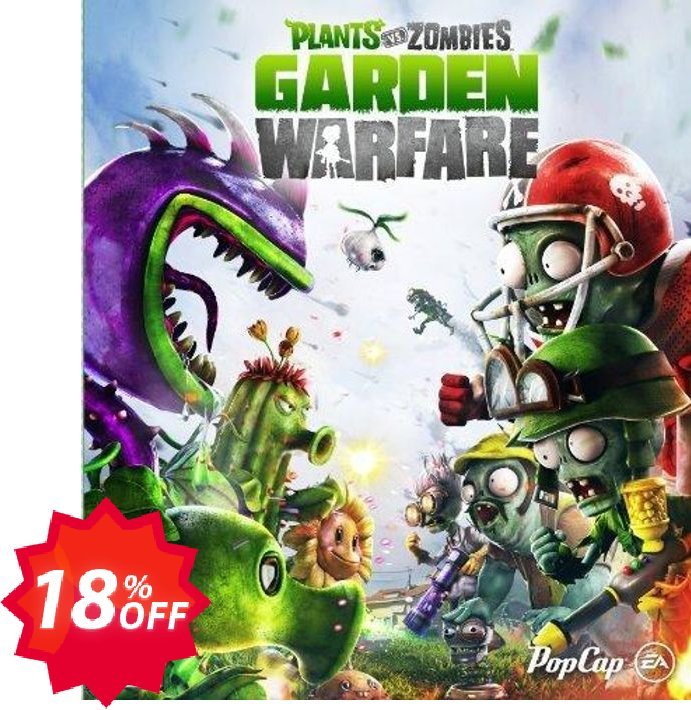 Plants vs. Zombies Garden Warfare PC Coupon code 18% discount 
