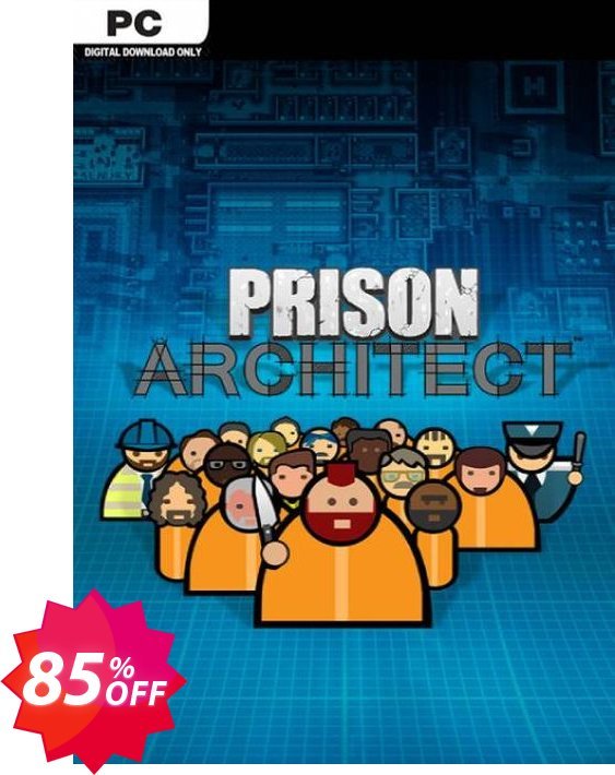 Prison Architect PC Coupon code 85% discount 