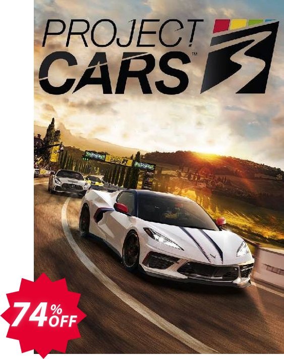 Project Cars 3 PC Coupon code 74% discount 