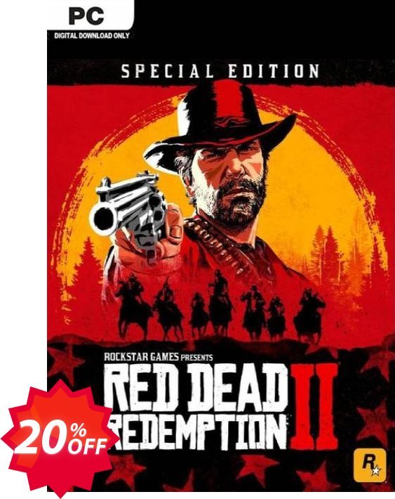 Red Dead Redemption 2 - Special Edition PC + DLC Coupon code 20% discount 