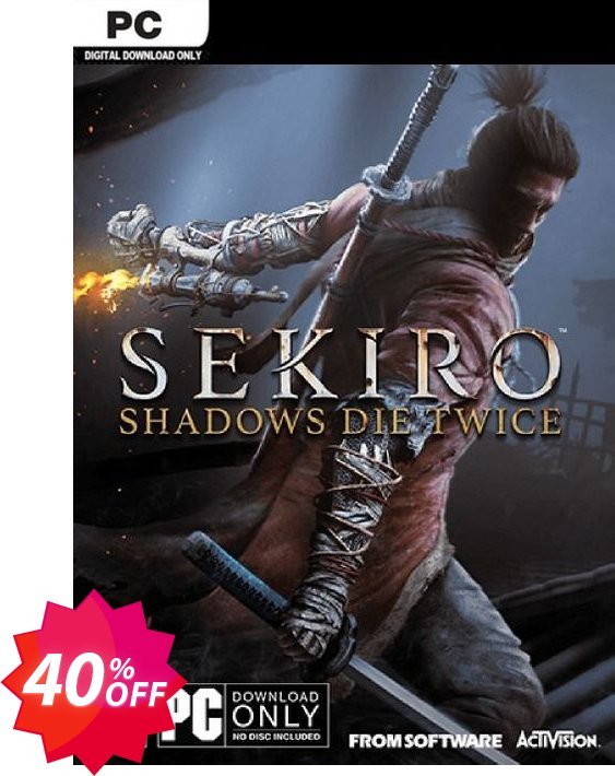 Sekiro: Shadows Die Twice PC, MEA  Coupon code 40% discount 
