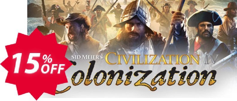 Sid Meier's Civilization IV Colonization PC Coupon code 15% discount 