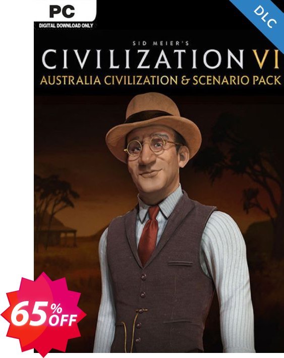 Sid Meier's Civilization VI: Australia Civilization and Scenario Pack PC, WW  Coupon code 65% discount 