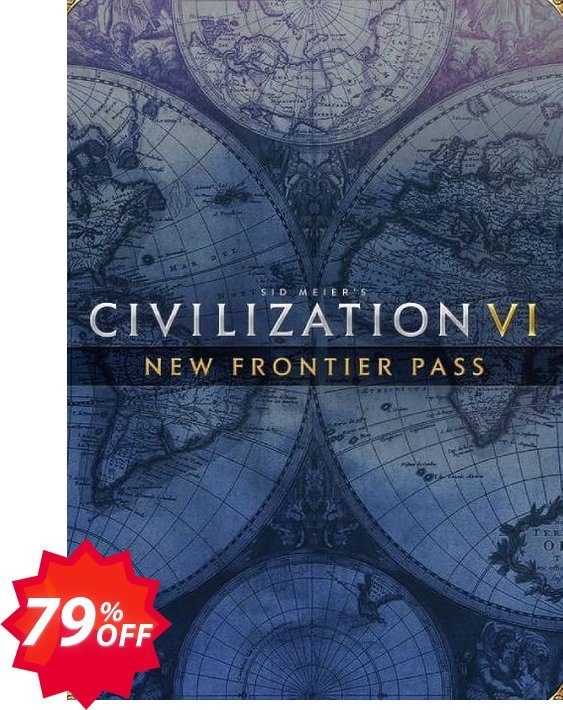 Sid Meier's: Civilization VI - New Frontier Pass PC - DLC, WW  Coupon code 79% discount 