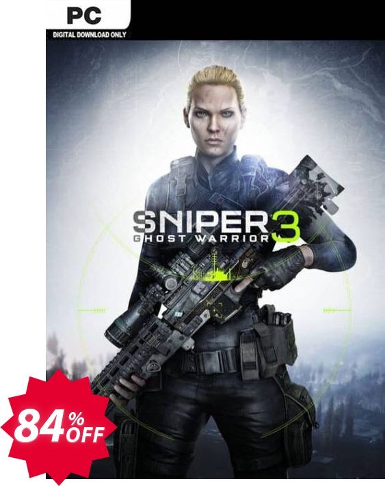 Sniper Ghost Warrior 3 PC Coupon code 84% discount 