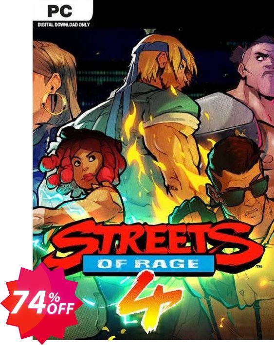 Streets of Rage 4 PC Coupon code 74% discount 