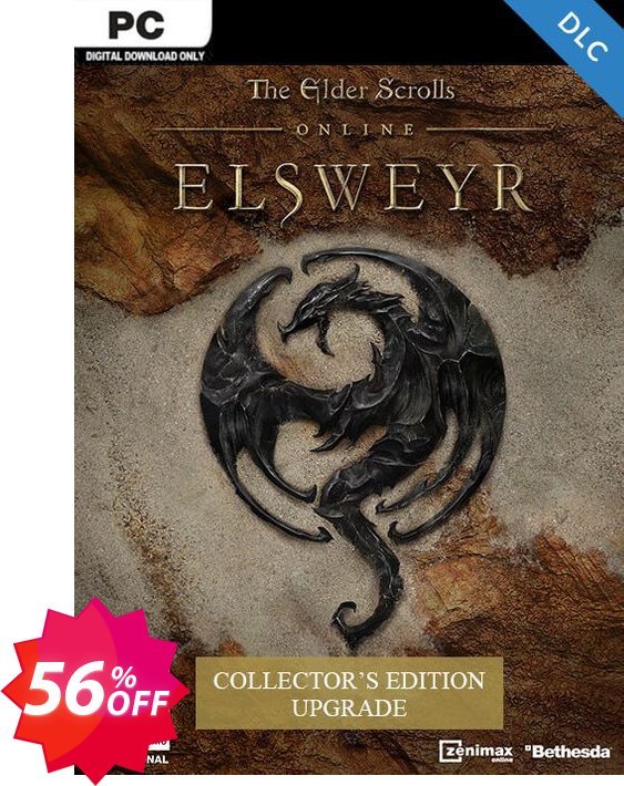 The Elder Scrolls Online - Elsweyr Collectors Edition Upgrade PC Coupon code 56% discount 