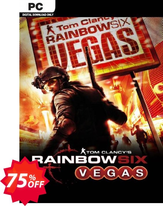 Tom Clancy’s Rainbow Six Vegas PC, EU  Coupon code 75% discount 