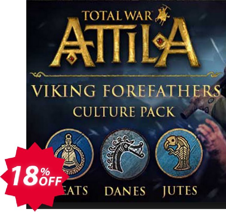 Total War: Attila - Viking Forefathers Culture Pack DLC PC Coupon code 18% discount 
