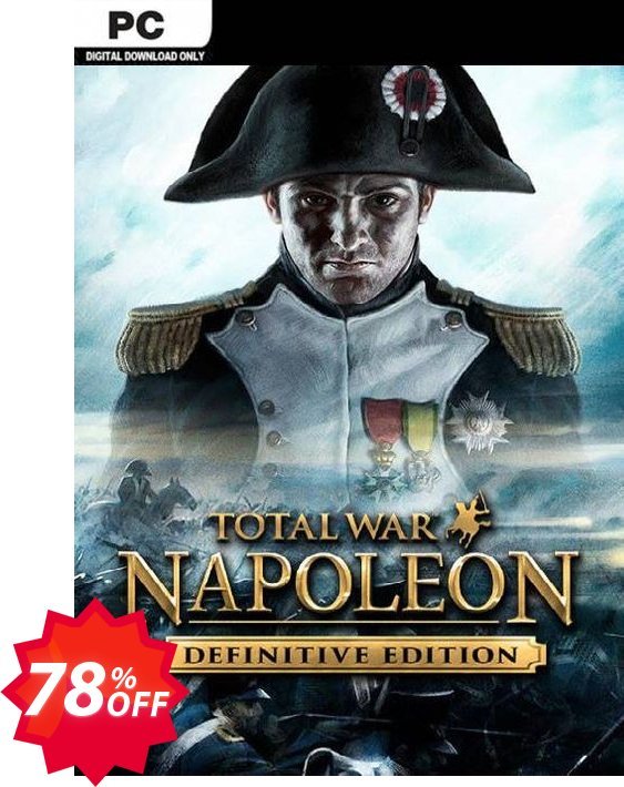 Total War: Napoleon - Definitive Edition PC, EU  Coupon code 78% discount 