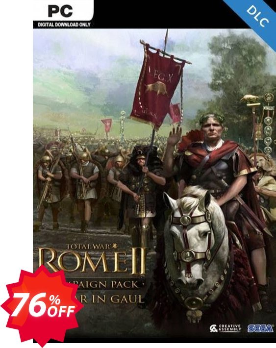 Total War: ROME II  - Caesar in Gaul Campaign Pack PC-DLC Coupon code 76% discount 