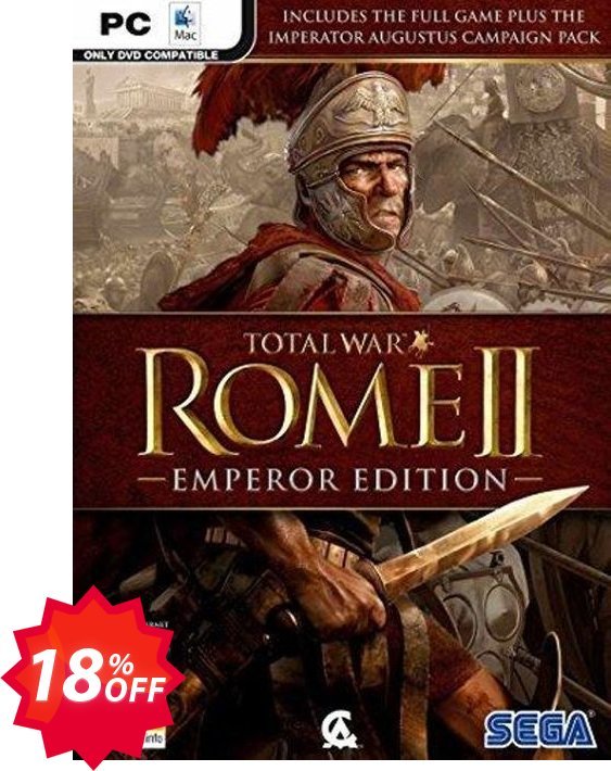 Total War Rome II 2 - Emperors Edition PC Coupon code 18% discount 