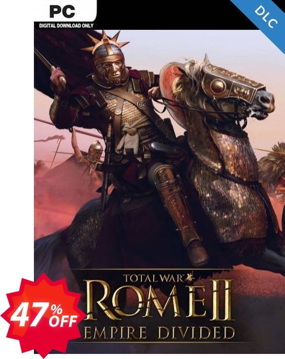 Total War: ROME II  - Empire Divided Campaign Pack PC-DLC Coupon code 47% discount 