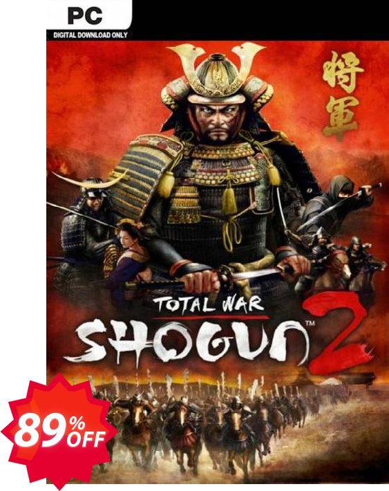 Total War: Shogun 2 PC, WW  Coupon code 89% discount 