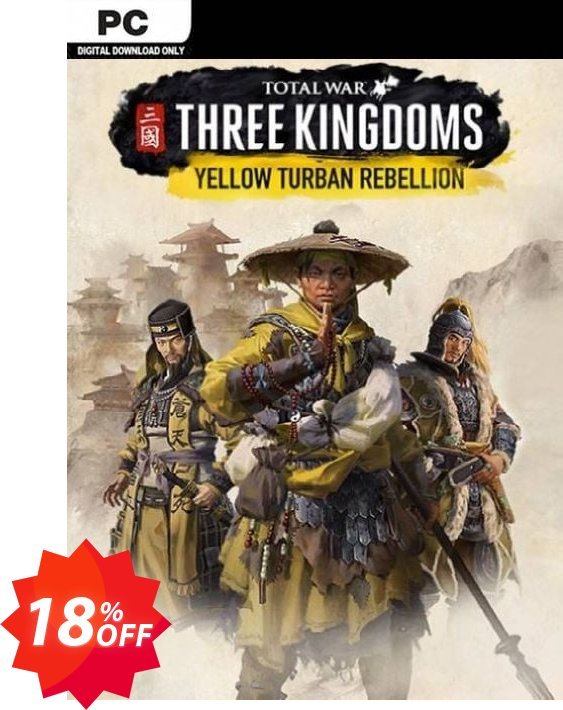 Total War: Three Kingdoms - Yellow Turban Rebellion PC - DLC, WW  Coupon code 18% discount 