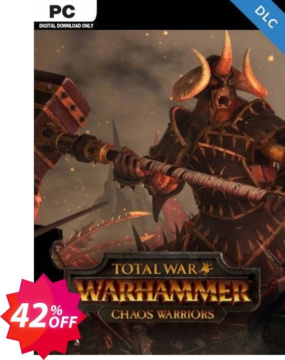 Total War: Warhammer - Chaos Warriors DLC Coupon code 42% discount 