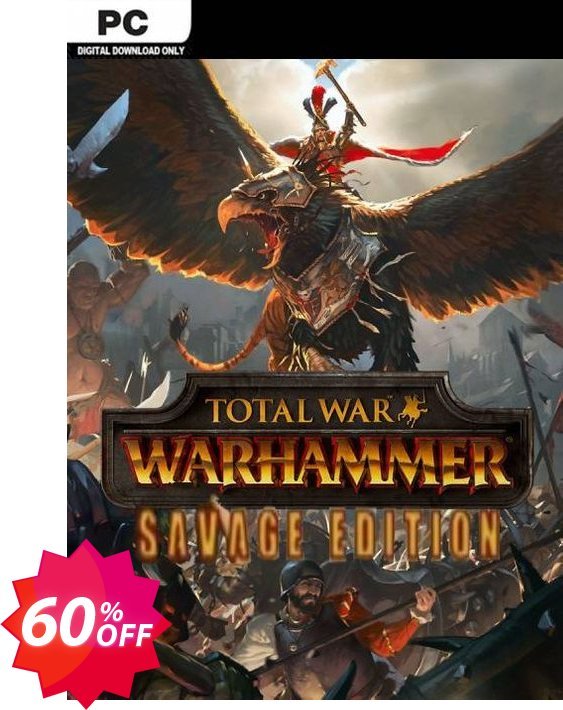 Total War: WARHAMMER- Savage Edition PC, EU  Coupon code 60% discount 