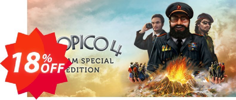 Tropico 4 PC Coupon code 18% discount 
