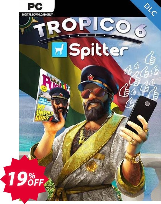 Tropico 6 - Spitter PC - DLC Coupon code 19% discount 