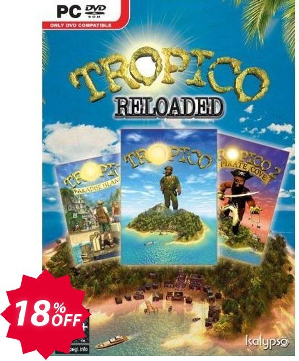 Tropico Reloaded, PC  Coupon code 18% discount 