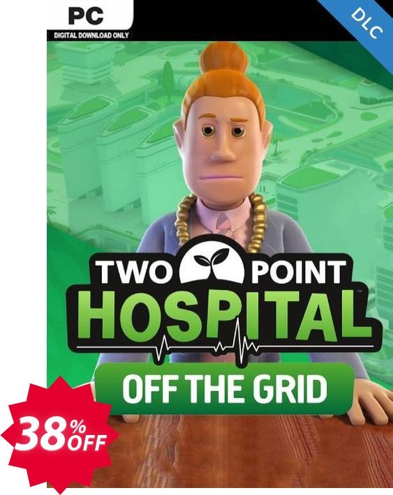 Two Point Hospital: Off the Grid PC Coupon code 38% discount 
