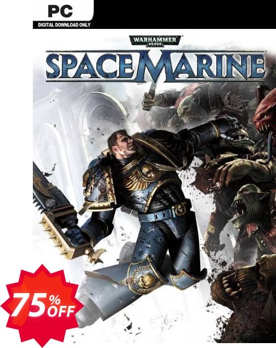 Warhammer 40,000: Space Marine PC Coupon code 75% discount 