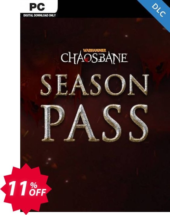 Warhammer: Chaosbane - Season Pass PC-DLC Coupon code 11% discount 