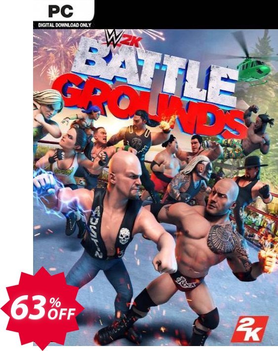 WWE 2K Battlegrounds PC, EU  Coupon code 63% discount 