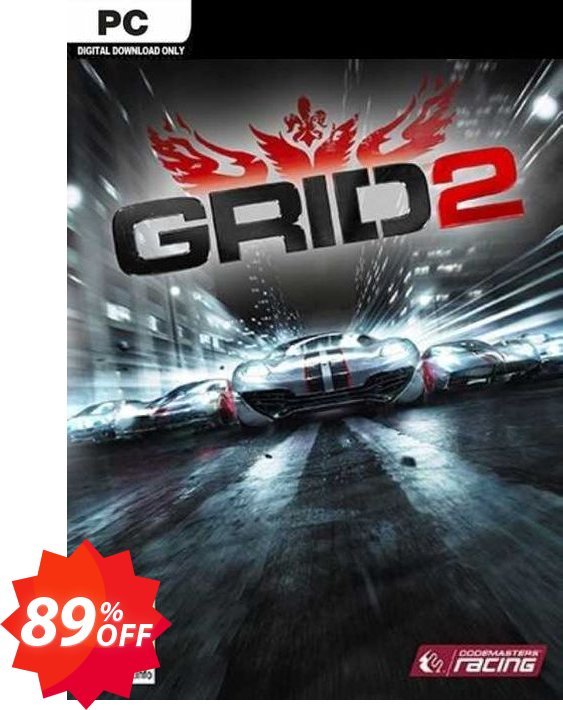GRID 2 PC, EU  Coupon code 89% discount 