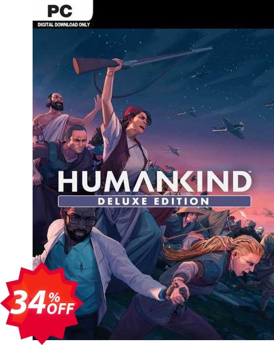 Humankind Digital Deluxe PC, EU  Coupon code 34% discount 