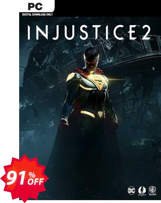 Injustice 2 PC, EU  Coupon code 91% discount 