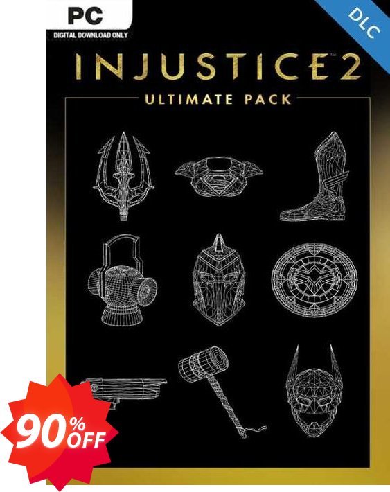 Injustice 2 Ultimate Pack PC - DLC Coupon code 90% discount 