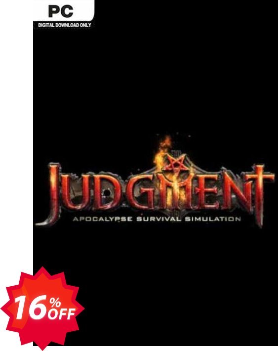 Judgment: Apocalypse Survival Simulation PC Coupon code 16% discount 