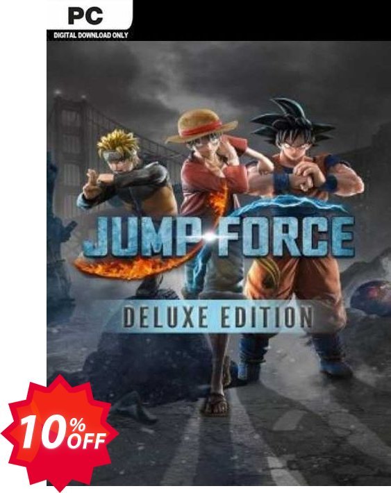 JUMP FORCE - Deluxe Edition PC, EMEA  Coupon code 10% discount 