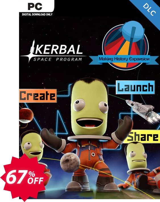 Kerbal Space Program Making History Expansion PC - DLC Coupon code 67% discount 