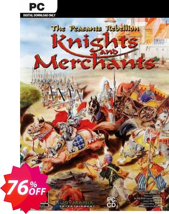 Knights and Merchants PC Coupon code 76% discount 