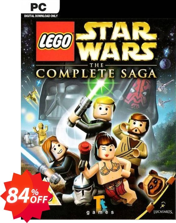 LEGO Star Wars - The Complete Saga PC Coupon code 84% discount 