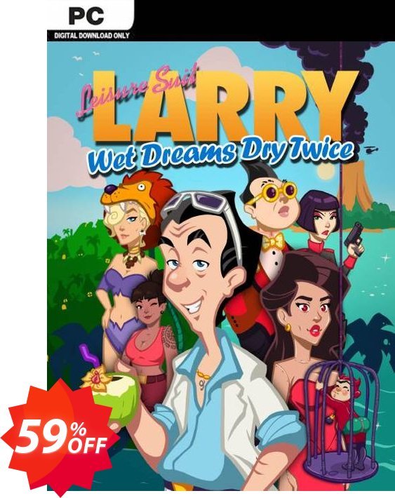 Leisure Suit Larry - Wet Dreams Dry Twice PC Coupon code 59% discount 