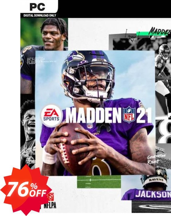 Madden NFL 21 PC, EN  Coupon code 76% discount 