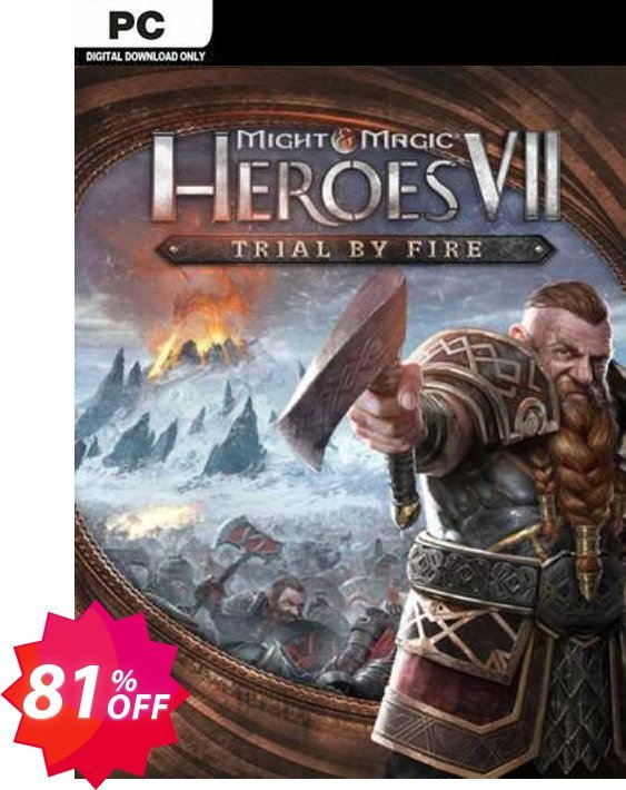 Might & Magic Heroes VII - Trial by Fire PC Coupon code 81% discount 