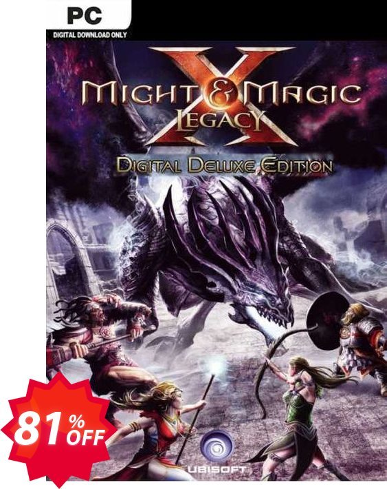 Might & Magic X Legacy - Deluxe Edition PC Coupon code 81% discount 