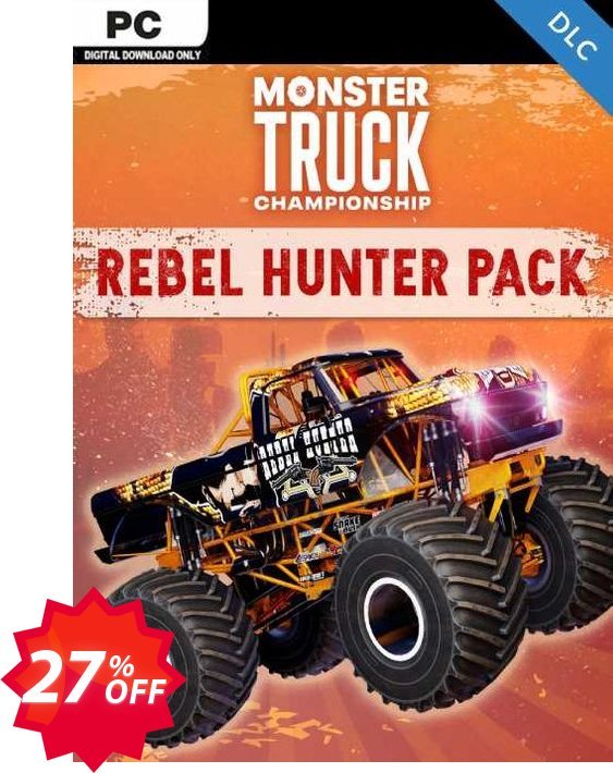 Monster Truck Championship Rebel Hunter Pack PC - DLC Coupon code 27% discount 