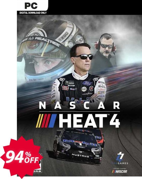 NASCAR HEAT 4 PC, EN  Coupon code 94% discount 