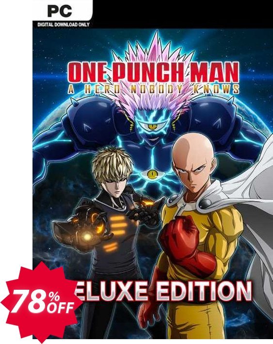 One Punch Man: A Hero Nobody Knows - Deluxe Edition PC, EU  Coupon code 78% discount 
