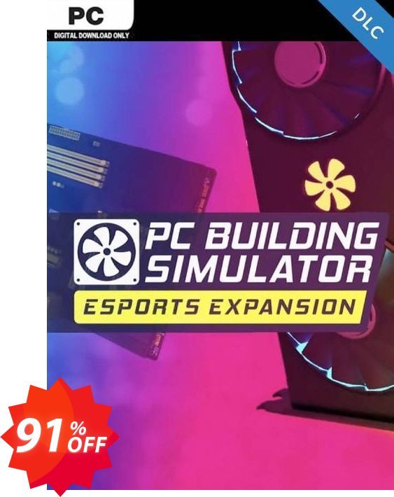 PC Building Simulator - Esports PC - DLC Coupon code 91% discount 