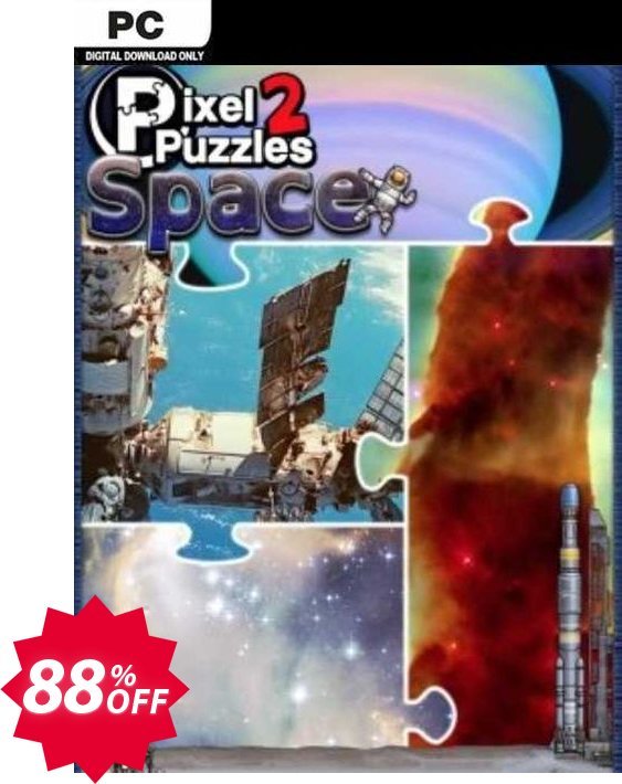 Pixel Puzzles 2: Space PC, EN  Coupon code 88% discount 
